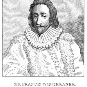 Sir Francis Windebank Print, 17th Century Statesman Sir Francis Windebank Print, 17th Century Statesman