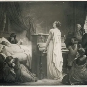 Morte a letto di Frédéric Chopin Morte a letto di Frédéric Chopin