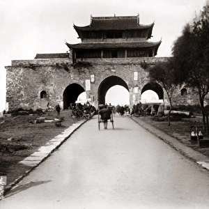 Gateway, Nanking (Nanjing) China, circa 1890