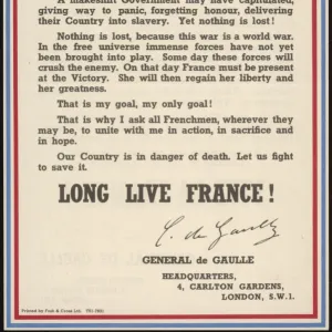 De Gaulle Declaration