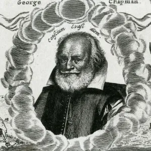 George Chapman English Poet Print 1559-1634 George Chapman English Poet Print 1559-1634