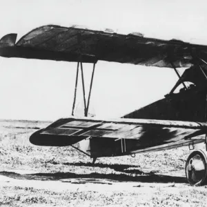 German Fokker D VII fighter plane, WW1