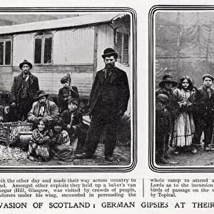 German gipsies at their Glasgow encampment