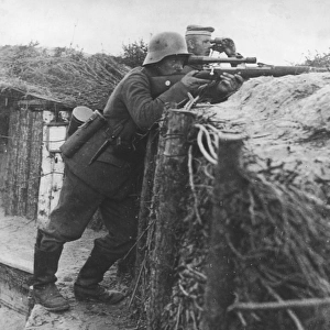 German sniper WWI