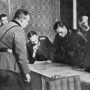 Germany and Russia discuss the division of Poland, 1939