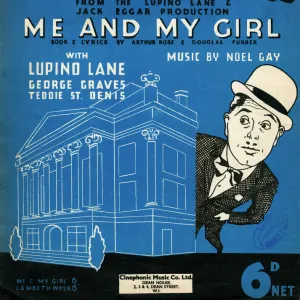 Me and My Girl - Lambeth Walk sheet music cover, 1937