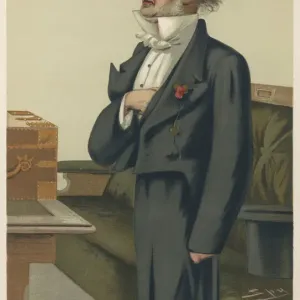 Print of William Ewart Gladstone in Victorian attire Print of William Ewart Gladstone in Victorian attire