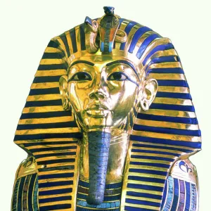 Golden Mask of Egyptian Pharoah Tutankhamun