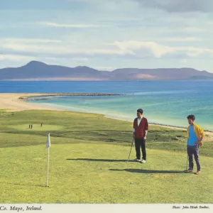 Golf Course and Strand, Mulrany, County Mayo by J. Hinde