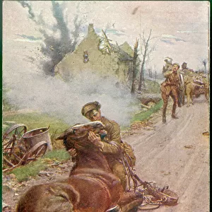 Goodbye Old Man, solder and horse WWI