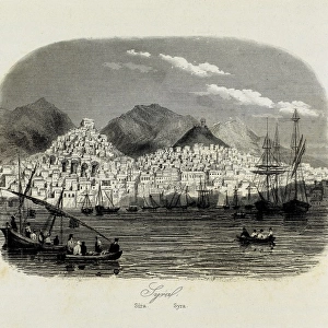 Greece (1863). Island of Syros. Illustration