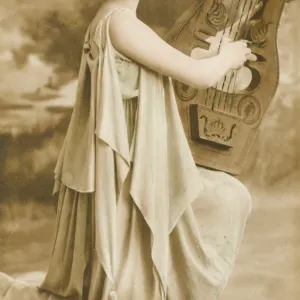 Greek harp player