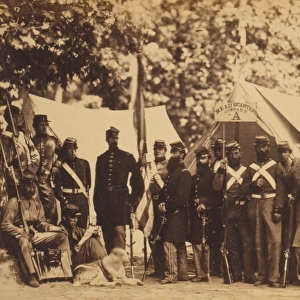 Group of Co. A, 8th New York State Militia, Arlington, Va