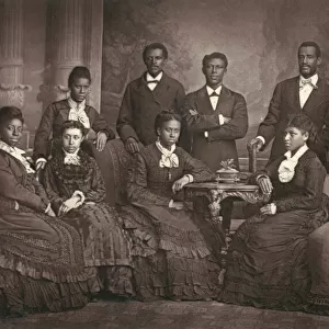 Group photo, Jubilee Singers of Fisk University, USA