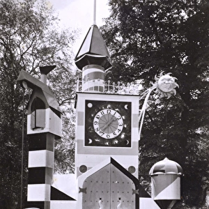 Guinness Clock at Battersea Festival Pleasure Garden