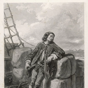 Gulliver on his Ship