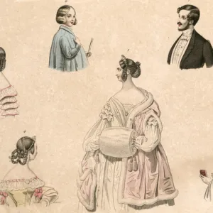 Hair Styles / Bon Ton / 1840