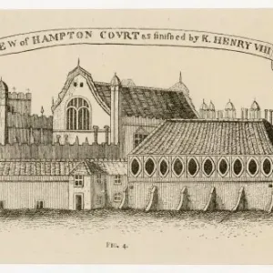Hampton Court Palace Print 1530 Hampton Court Palace Print 1530