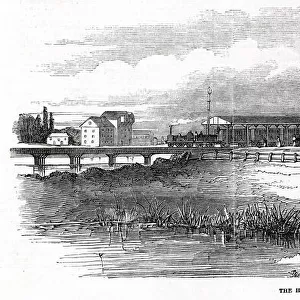 Hampton Court Railway Station 1849