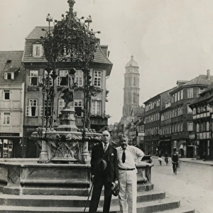 Harry Price and C. E. M. Joad in Gottingen