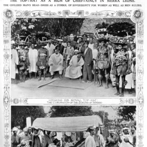 The top hat as a sign of chieftaincy in Sierra Leone