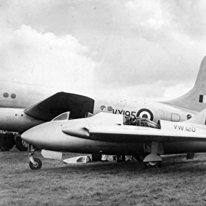Third de Havilland DH108 VW120 and Avro Tudor VX195