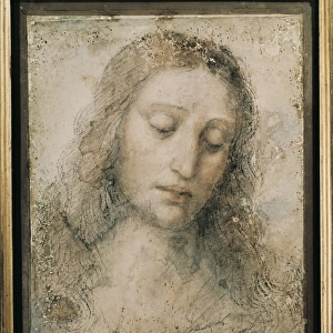 Head of Christ the Redeemer. 16th c. Leonardo