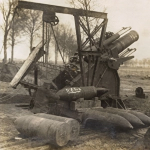 Heavy artillery, Battle of Menin Road, Ypres, Belgium, WW1