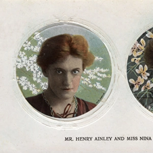 Henry Ainley and Nina Sevening - English stage actors