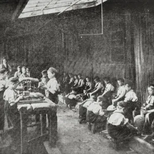 Hereford Industrial School Wood-chopping