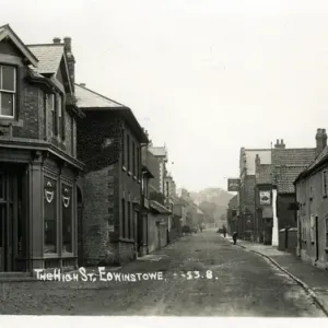 The High Street, Edwinstowe Print, Nottinghamshire England 1900s The High Street, Edwinstowe Print, Nottinghamshire England 1900s