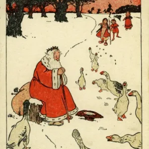 Hills. Christmas Is Coming. Cecil Aldin. 1898. jpg