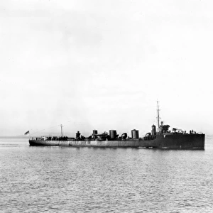 HMS Zulu, British destroyer, WW1