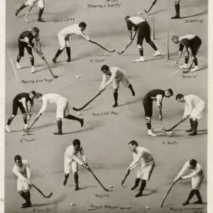 Hockey - Footwork, Dribbling and Passing demonstrated