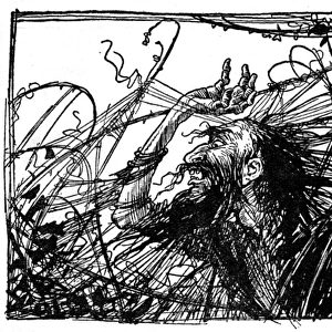 Illustration, The Jew Among the Thorns