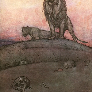Illustration, A Song of the English, Lions
