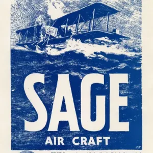 Vintage SAGE Aircraft Print Vintage SAGE Aircraft Print