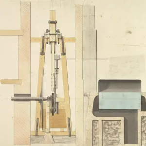 Edge View of Rotative Motion Print, 1795 Edge View of Rotative Motion Print, 1795