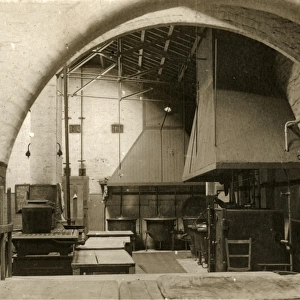 Interior of kitchen, Strangeways Prison, Manchester