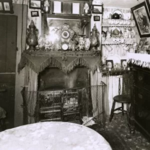 Interior of a working class home 1920