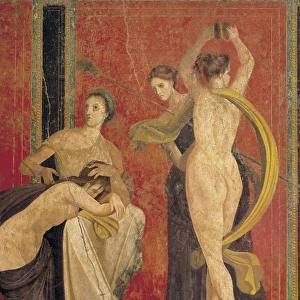 ITALY. Pompeii. Villa of Mysteries. Scenes of