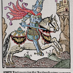 James I the Conqueror (1208 A?i?1276) King of Aragon. Engra