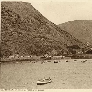 Jamestown, St Helena - view from the sea