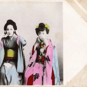 Japan - Geisha - See no evil, Hear no evil, speak no evil