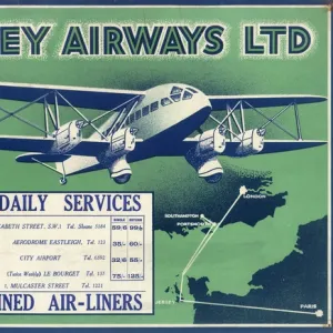 Jersey Airways Poster