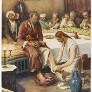 Jesus Washes Feet