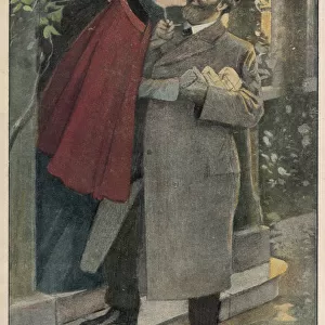 Jo kisses her Friedrich. Date: first published 1859
