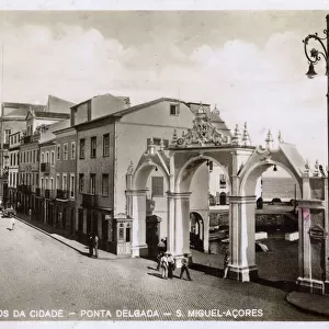 Joao Franco Street, Ponta Delgada, Sao Miguel Island, Azores