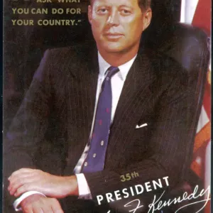 John Fitzgerald Kennedy Commemorative Print John Fitzgerald Kennedy Commemorative Print