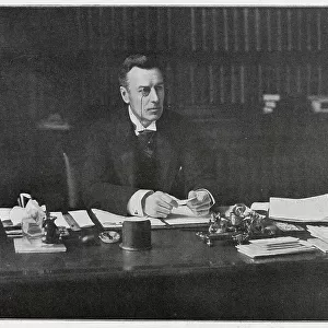 Joseph Chamberlain in Study